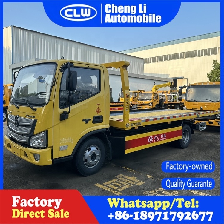 Best price Foton brand tow truck wreckers bed 4x2 10 ton rollback wrecker tow trucks for sale