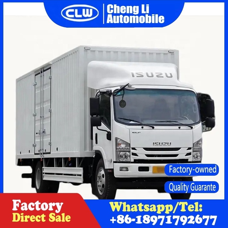 Factory Price ISUZU 700P 10 ton Mini Van Cargo Truck 4x2 Box Cargo Truck For Sale