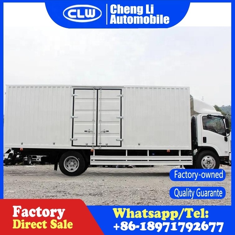 Factory Price ISUZU 700P 10 ton Mini Van Cargo Truck 4x2 Box Cargo Truck For Sale