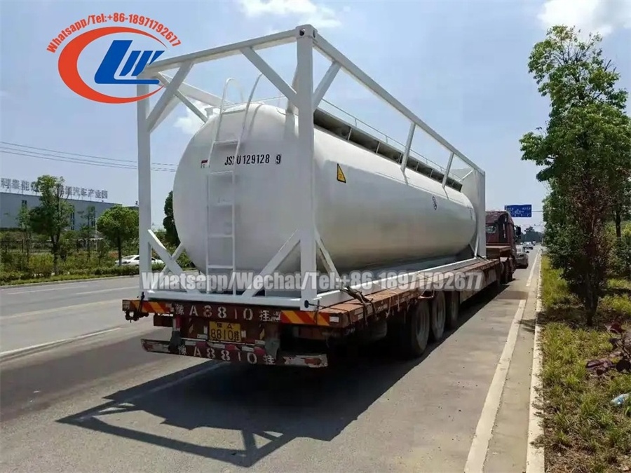 40Ft Bulk Cement Fly-ash Tanker Iso Tank Container Cement Bulker Silo Mineral Powder Container