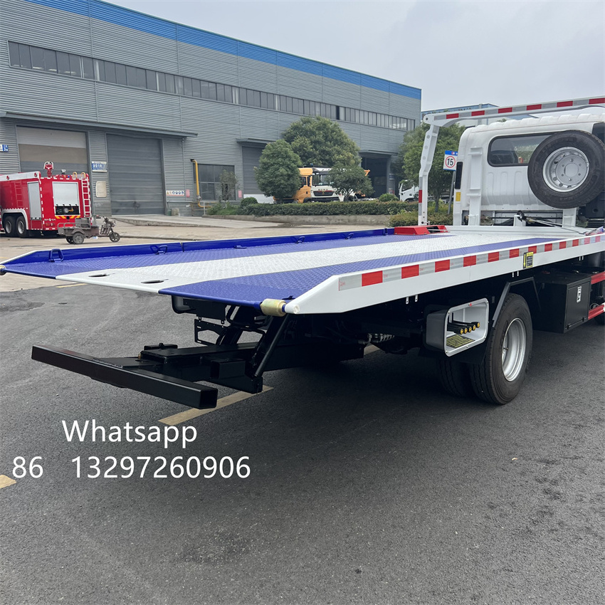 Goode quality manufacturer China tow truck wrecker 4ton bed for sale