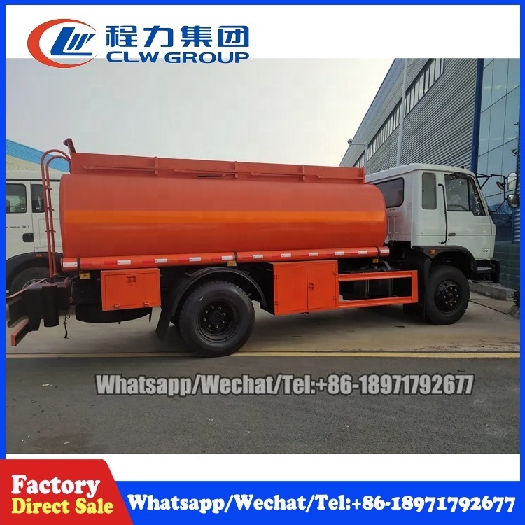 Low price Dongfeng 4x2 10 cubic meters fuel tank truck oil tanker truck for sale