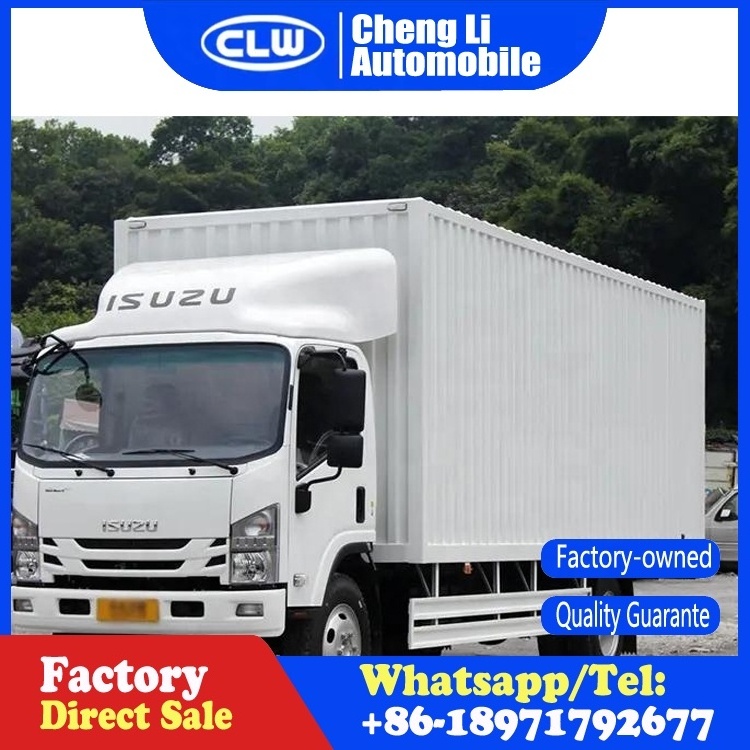 Factory Price ISUZU 700P 10 ton Mini Van Cargo Truck 4x2 Box Cargo Truck For Sale