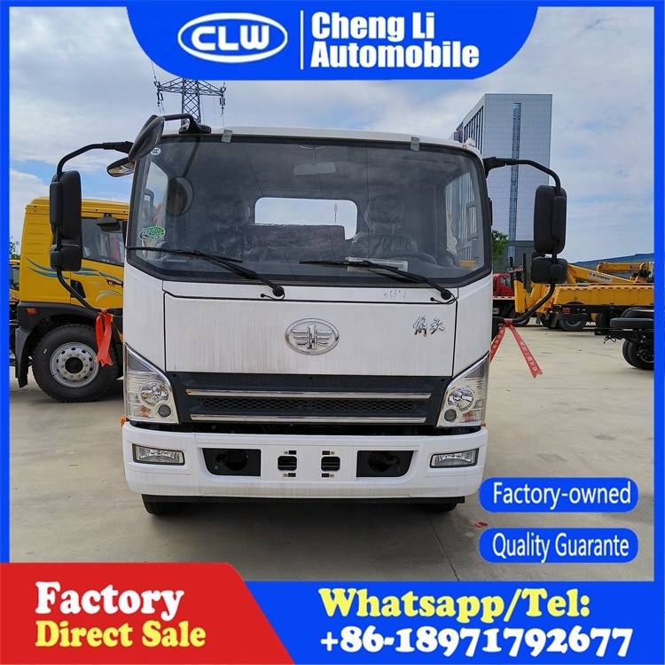 China brand flatbed Wreker Truck Tow Truck 4x2 Faw 360 degree flatbed wrecker towing truck for sale