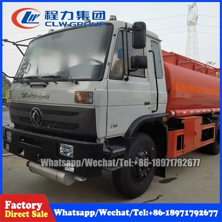 Low price Dongfeng 4x2 10 cubic meters fuel tank truck oil tanker truck for sale