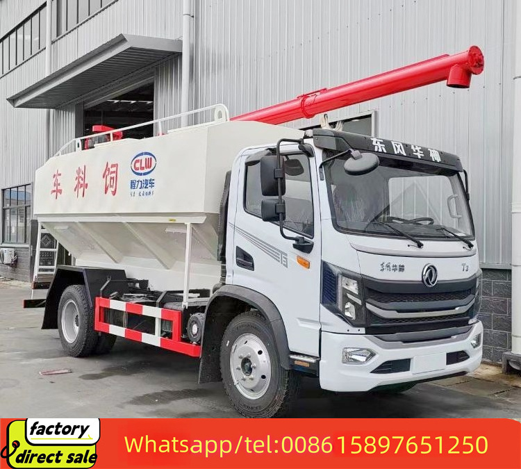 Hot sale 4x2 Animal Farm Bulk Feed Delivery Truck 10 Tons cattle Bulk Feed Truck for sale