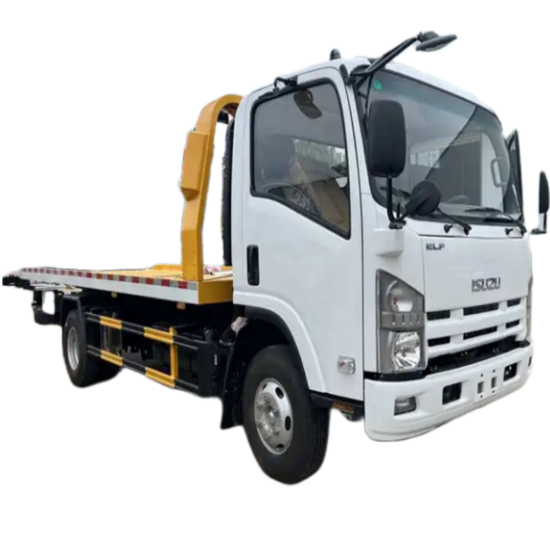 Isuzu wrecker towing truck flatbed 5ton cars hauler tow truck wrecker for sale