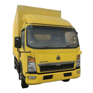 Light duty Sinotruk Howo 3 Ton 4x2 Small Delivery Van Cargo Box Trucks for sale