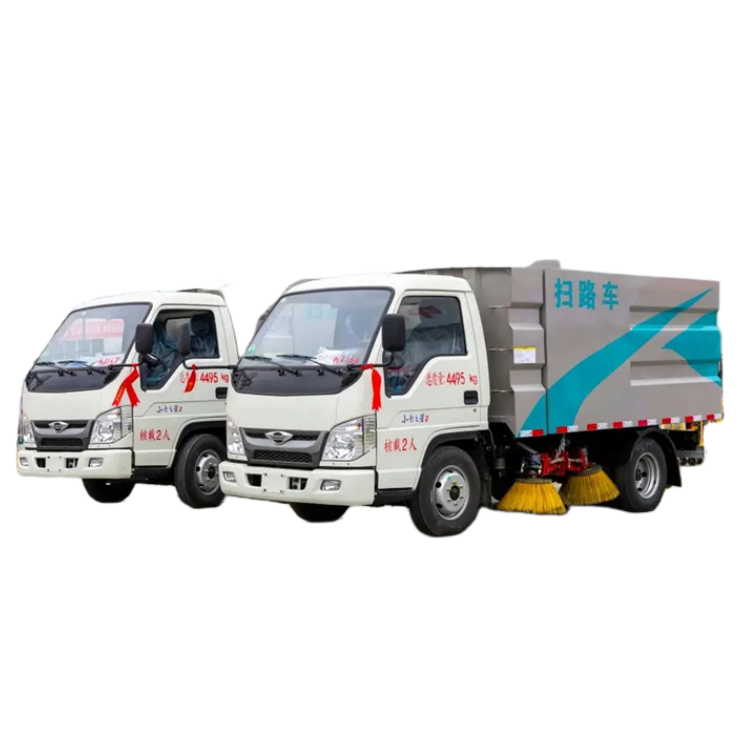 China Low price Mini Sweeper Truck 4x2 Broom Sweeper Vacuum Street Sweeper truck for sale