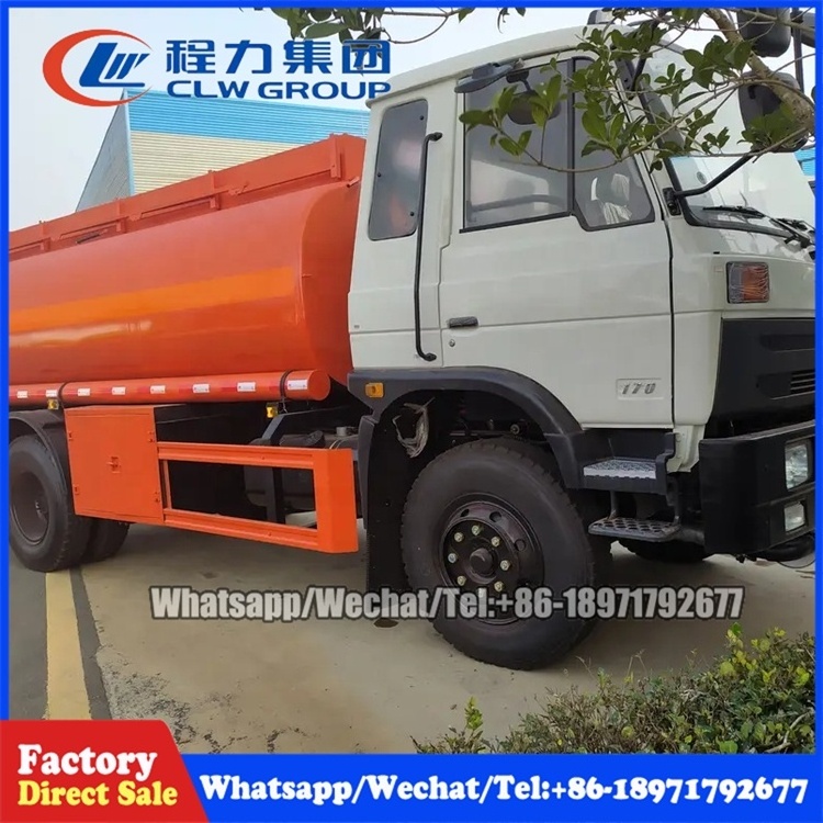 Low price Dongfeng 4x2 10 cubic meters fuel tank truck oil tanker truck for sale