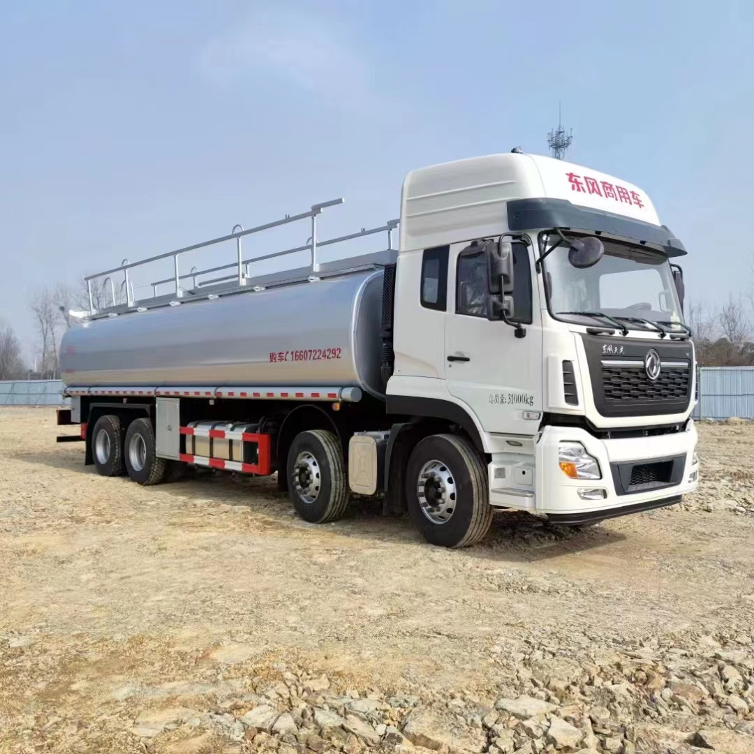 8x4 Dongfeng tianlong 30000liters Aluminum alloy fuel oil tanker - fuel truck