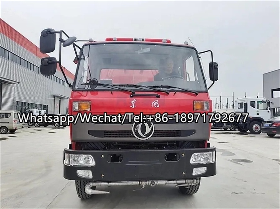 Dongfeng fire fighting water pump truck 4x2 10000 Liters Fire Sprinkler Water Tanker Truck