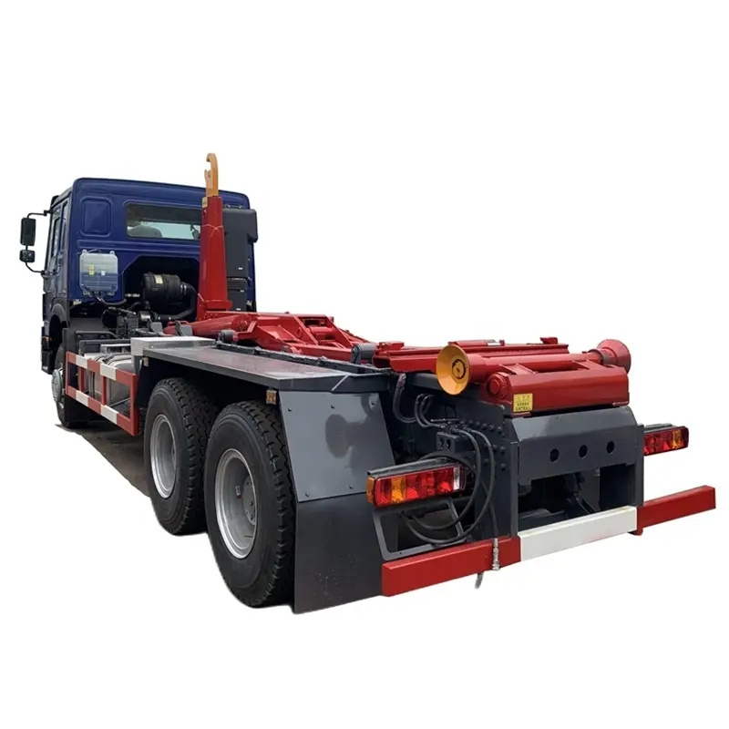 Heavy Duty SINOTRUK HOWO 6x4  20-25ton hook lift refuse garbage collection truck for sale