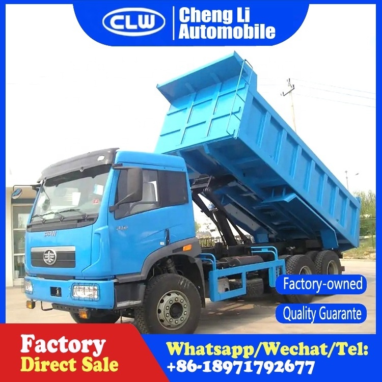 Faw dump trailer price 30 Ton 10 Wheel 371hp 6x4 Lorry dumper Truck for sale