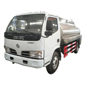 Dongfeng 5000liters Stainless Steel Drink Water truck price 4X2 Potable Milk Tank Truck