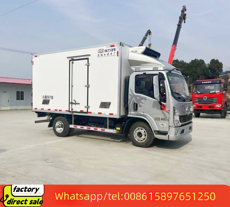 new truck refrigeration unit 19.5 cube 4m frozen food transportation mini cargo truck 12v refrigerator for truck for sale