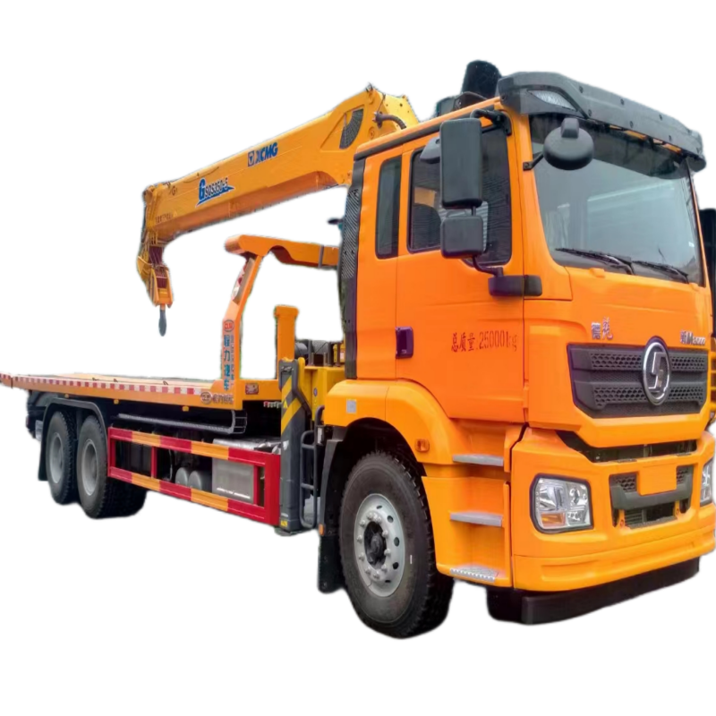 New Shacman Tow Truck Factory Wrecker Truck Manufacturers Self Loader China Wrecker Towing Truck with Crane for sale