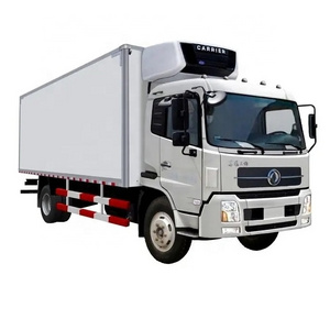 China Small Dongfeng Lorry Box Truck 5Tons 4x2 Cargo van trucks for sale