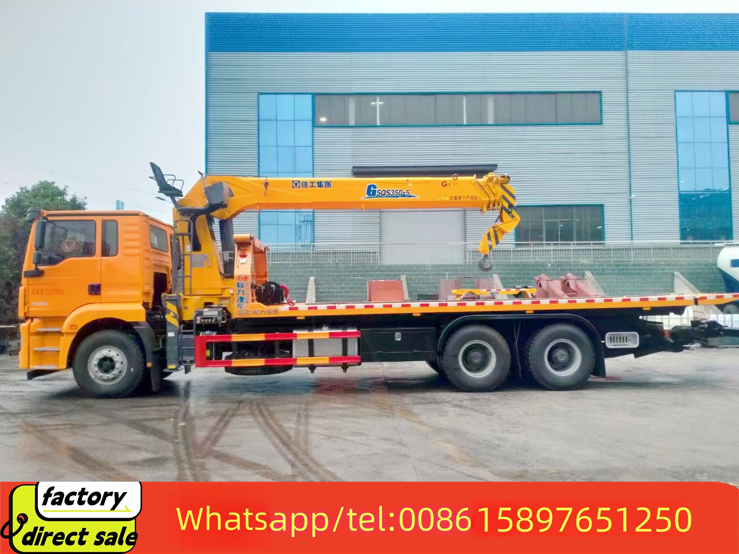 New Shacman Tow Truck Factory Wrecker Truck Manufacturers Self Loader China Wrecker Towing Truck with Crane for sale