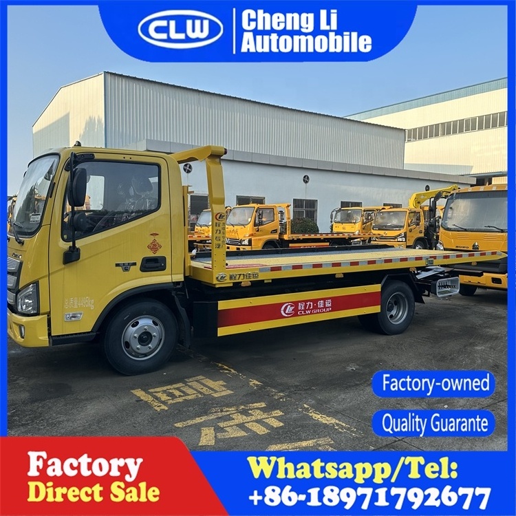 Best price Foton brand tow truck wreckers bed 4x2 10 ton rollback wrecker tow trucks for sale