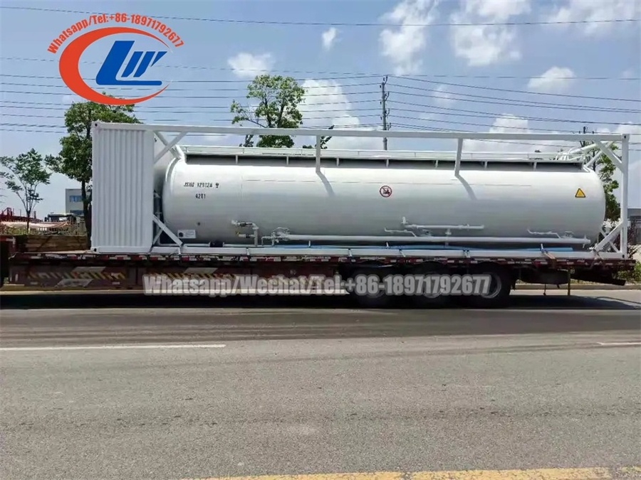 40ft Powder Bulk Cement Iso Tank Container price Fly-Ash Transport Tanker Containers