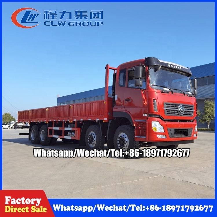 China factory price Dongfeng tianlong 8x4 30ton fence cargo truck for sale