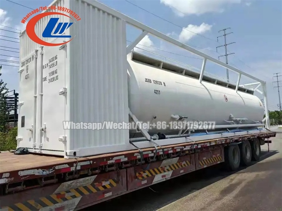 40Ft Bulk Cement Fly-ash Tanker Iso Tank Container Cement Bulker Silo Mineral Powder Container