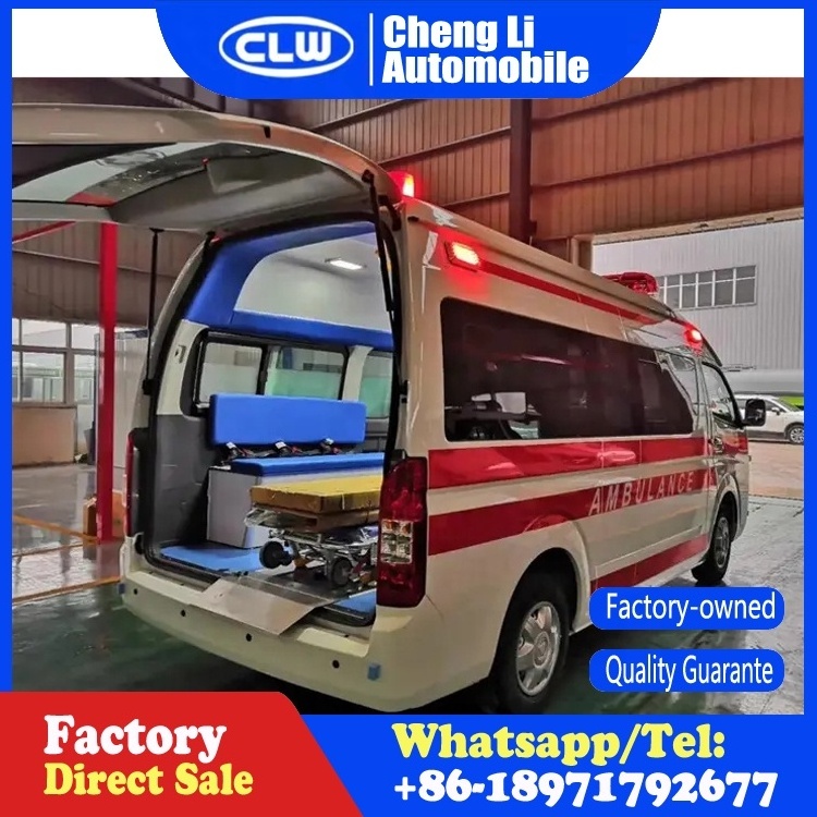 New Cheap price Emergency Hospital Ambulance Vehicle Monitoring ambulance car for sale in Nepal