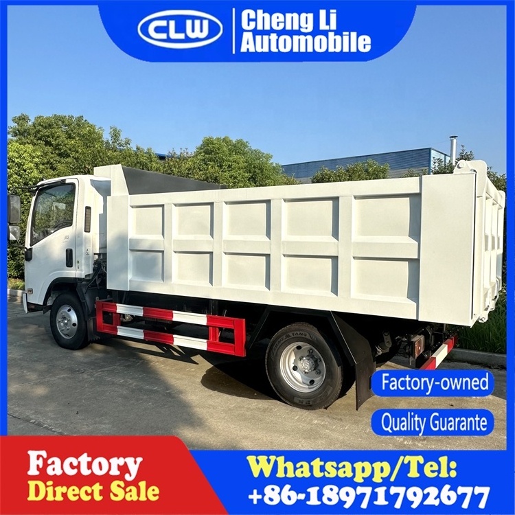 Japan Isuzu 5 ton automatic tipper dump truck 4x2 tipper mini trucks for sale in USA