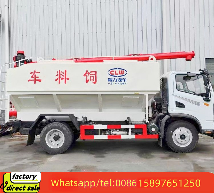 Hot sale 4x2 Animal Farm Bulk Feed Delivery Truck 10 Tons cattle Bulk Feed Truck for sale