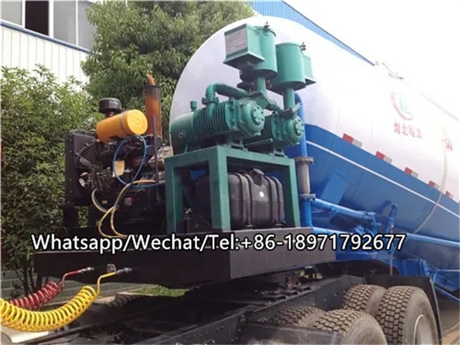 3 Axle V Type Bulk Cement Tank Fly Ash Cement Bulker Silo Tanker Pneumatic Semi Truck Trailer