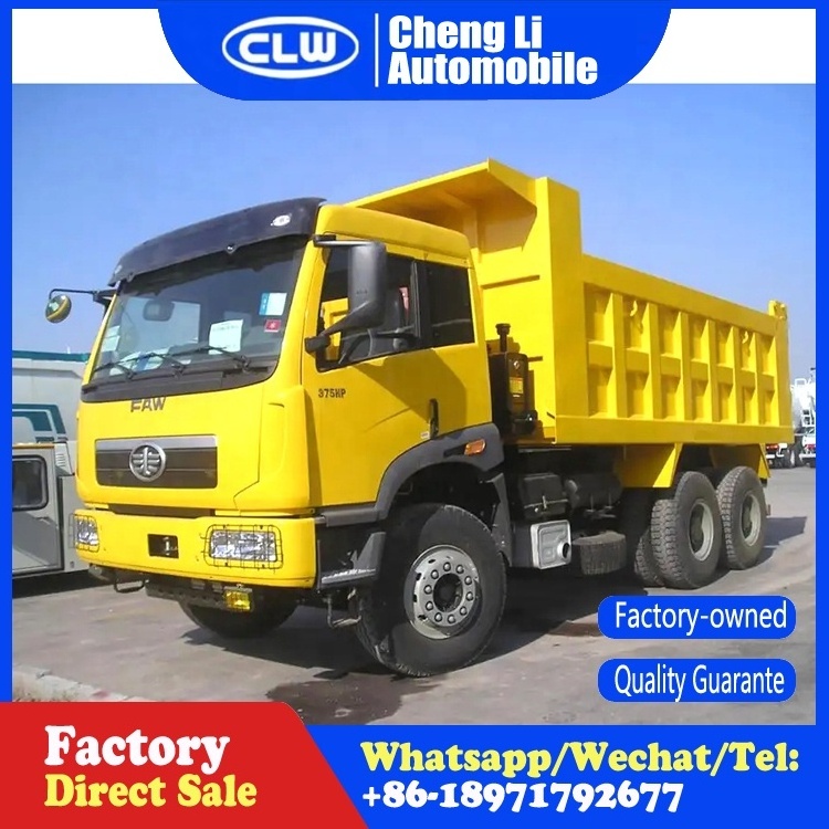 Faw dump trailer price 30 Ton 10 Wheel 371hp 6x4 Lorry dumper Truck for sale