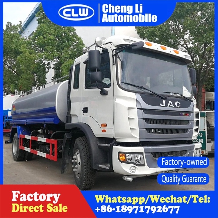 Low price JAC 4X2 12000liters Water Truck 10cbm Water Tank Tanker Truck for sale