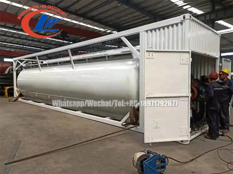 40Ft Bulk Cement Fly-ash Tanker Iso Tank Container Cement Bulker Silo Mineral Powder Container