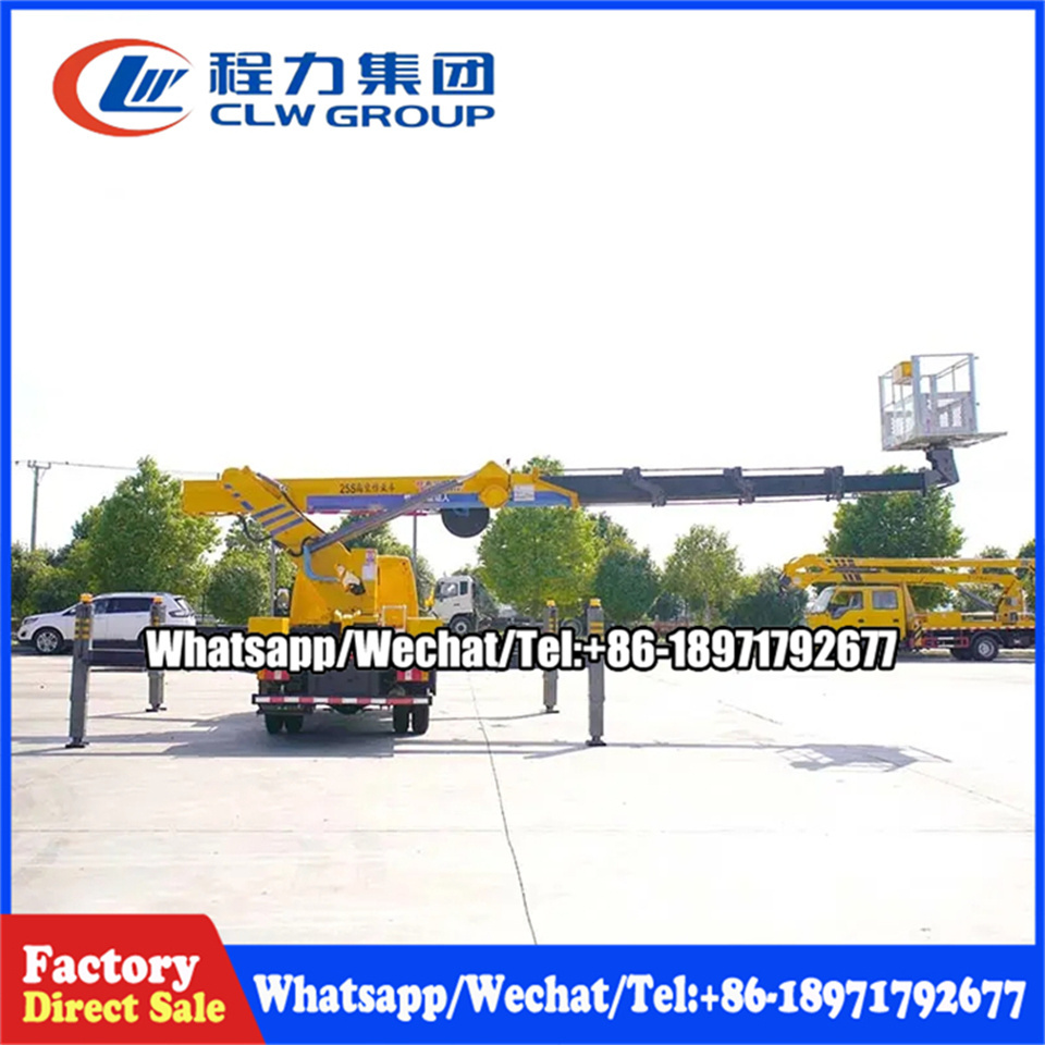 Factory price Dongfeng 25meters Aerial Working Platform Truck Lift Bucket Truck for sale