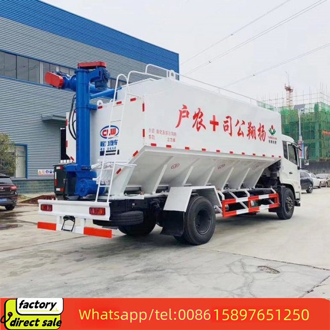 Hot sale 4x2 Animal Farm Bulk Feed Delivery Truck 10 Tons cattle Bulk Feed Truck for sale