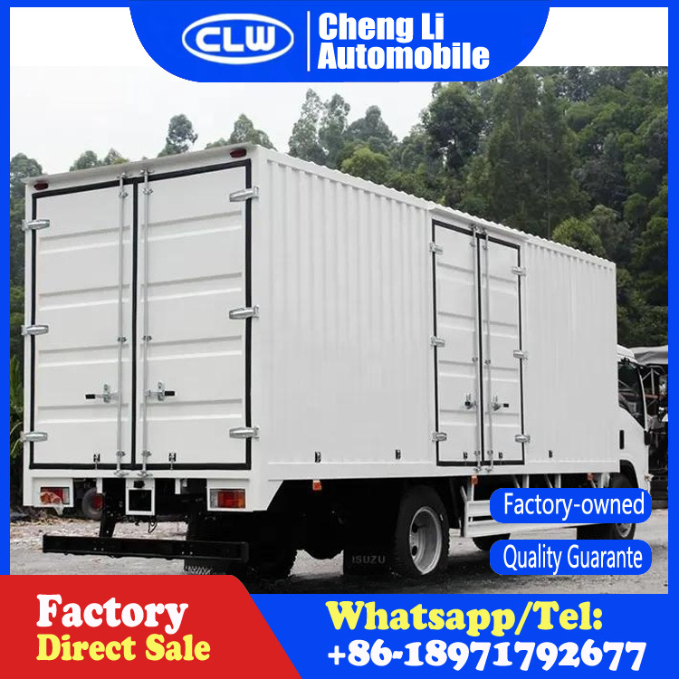 Factory Price ISUZU 700P 10 ton Mini Van Cargo Truck 4x2 Box Cargo Truck For Sale