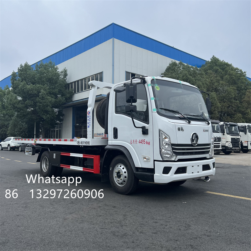 Goode quality manufacturer China tow truck wrecker 4ton bed for sale