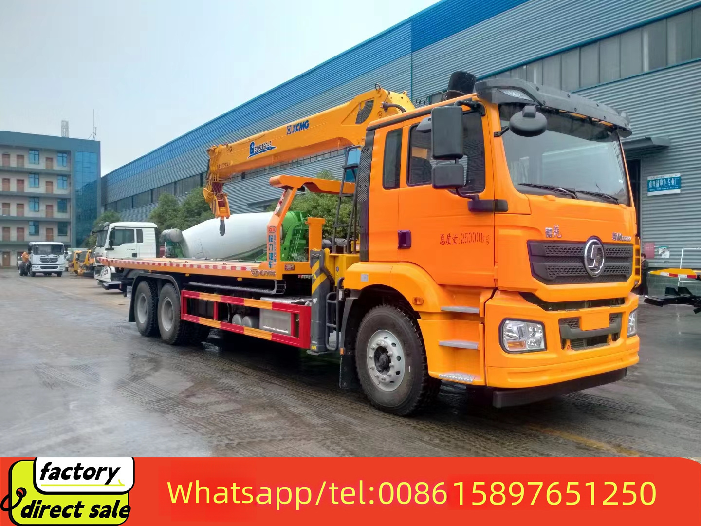 New Shacman Tow Truck Factory Wrecker Truck Manufacturers Self Loader China Wrecker Towing Truck with Crane for sale