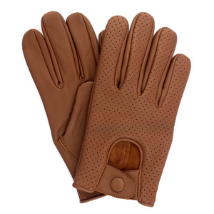 Autumn winter driving cycling gloves ladies leather gloves lace warm gloves