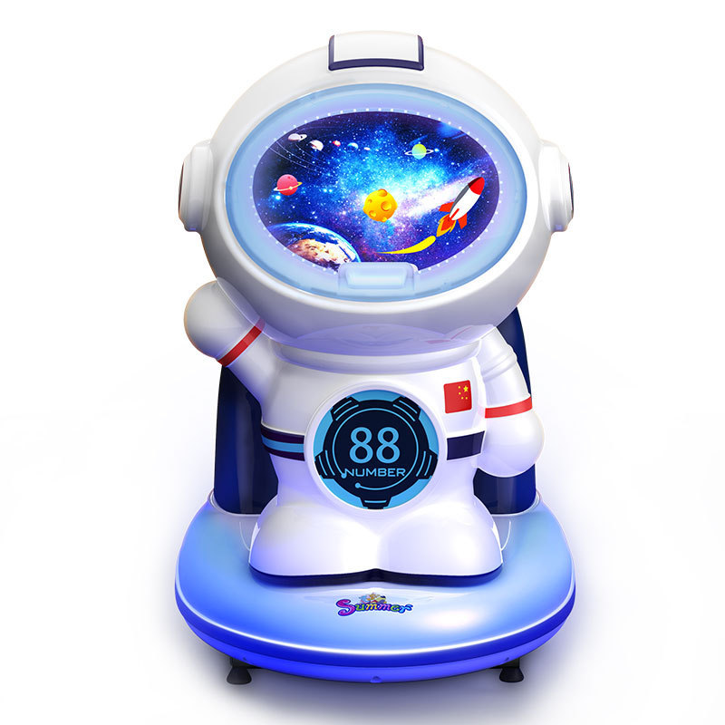 Wholesale Shopping Mall Kiddie Ride Children's Rocking Car Spaceman Coin Operated Kiddie Ride Game Machine