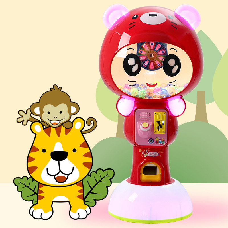 Coin Operated Spin Disc To Score Rewards Mini Gacha Gift Machine