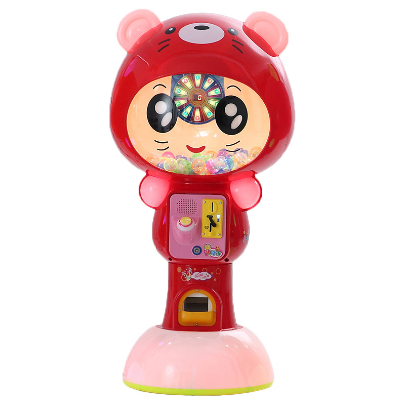 Coin Operated Spin Disc To Score Rewards Mini Gacha Gift Machine