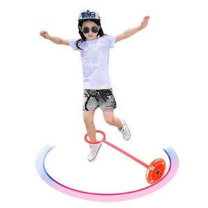 Flashing Jumping Ring Fitness Jump Rope Fat Burning Game Ankle Skip Ball Flash Jump Colorful Sports Swing Ball For Kids