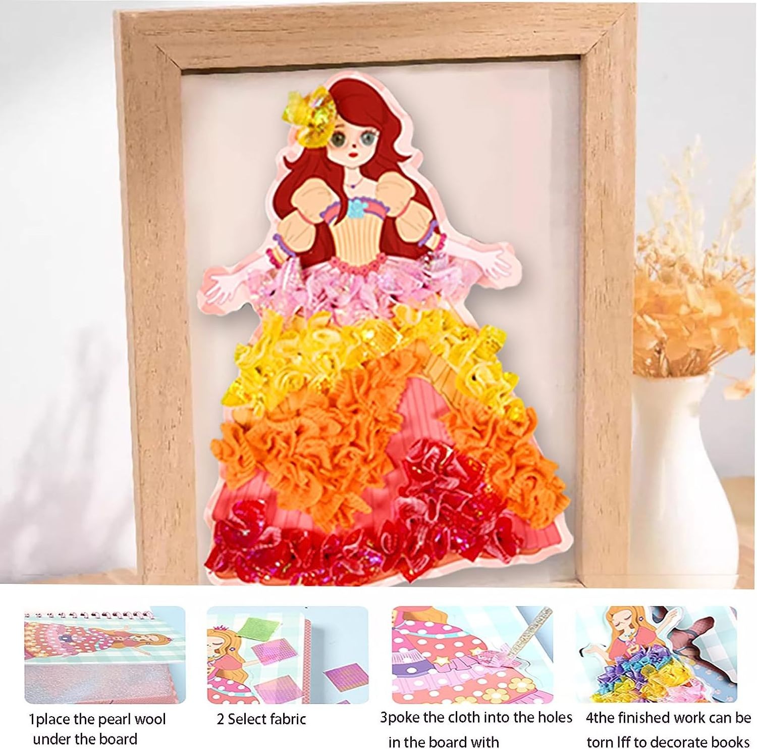 Childhood Infinite Dream Hand-Painted Fashion Designer Kit Paper Craft Kit For Girls Crafts DIY Sensory Toys