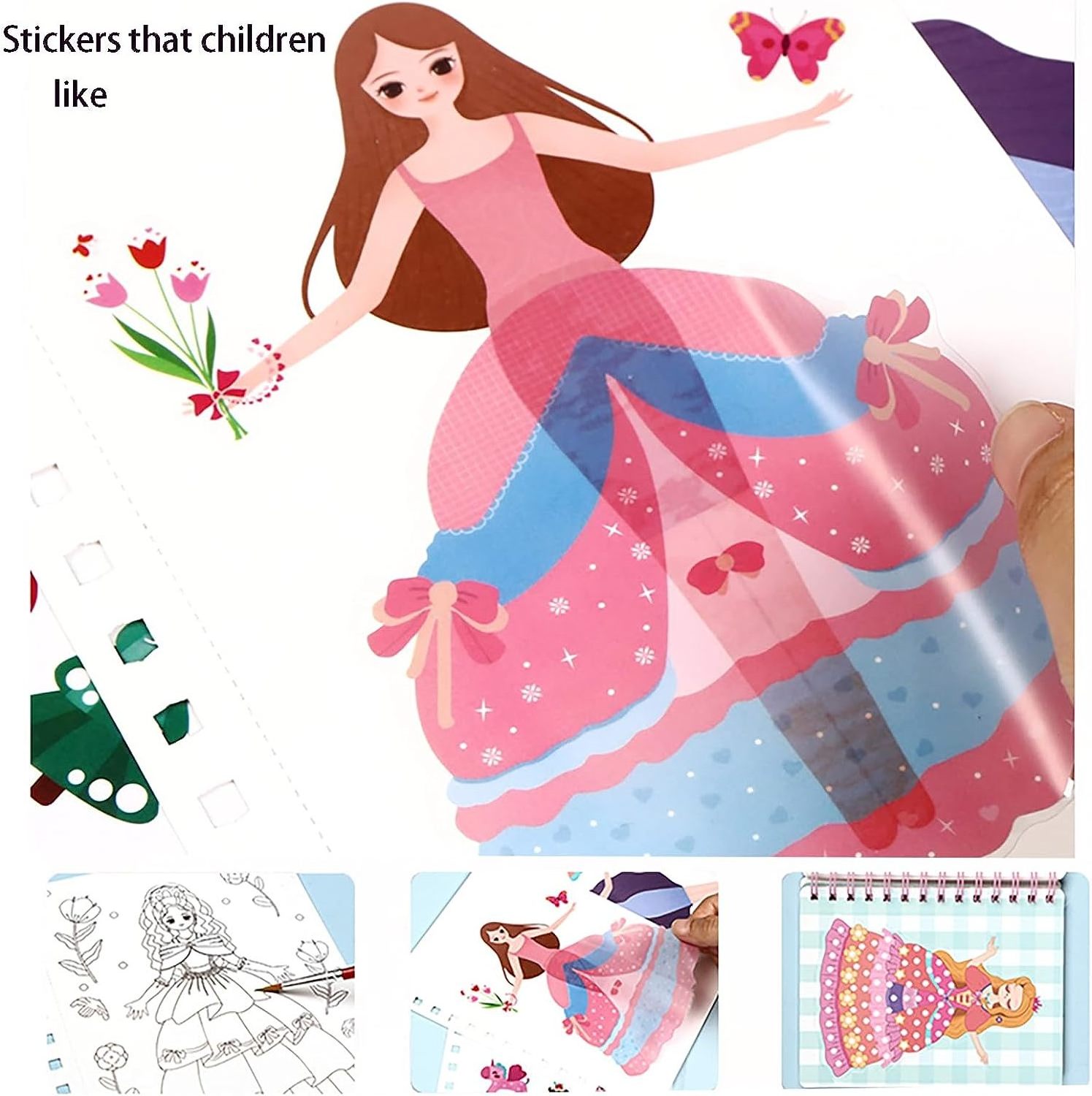 Childhood Infinite Dream Hand-Painted Fashion Designer Kit Paper Craft Kit For Girls Crafts DIY Sensory Toys