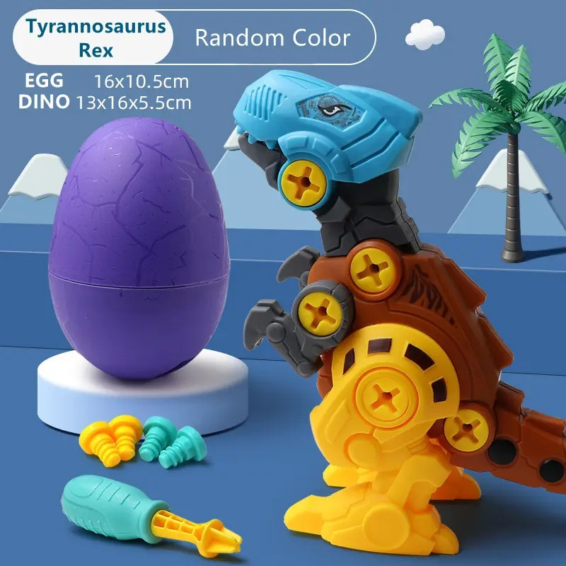 DIY Disassemble Dinosaur Egg Hatching Eggs Dinosaur Toys For Kids Magic Egg that Hatch Dinosaurs Toy