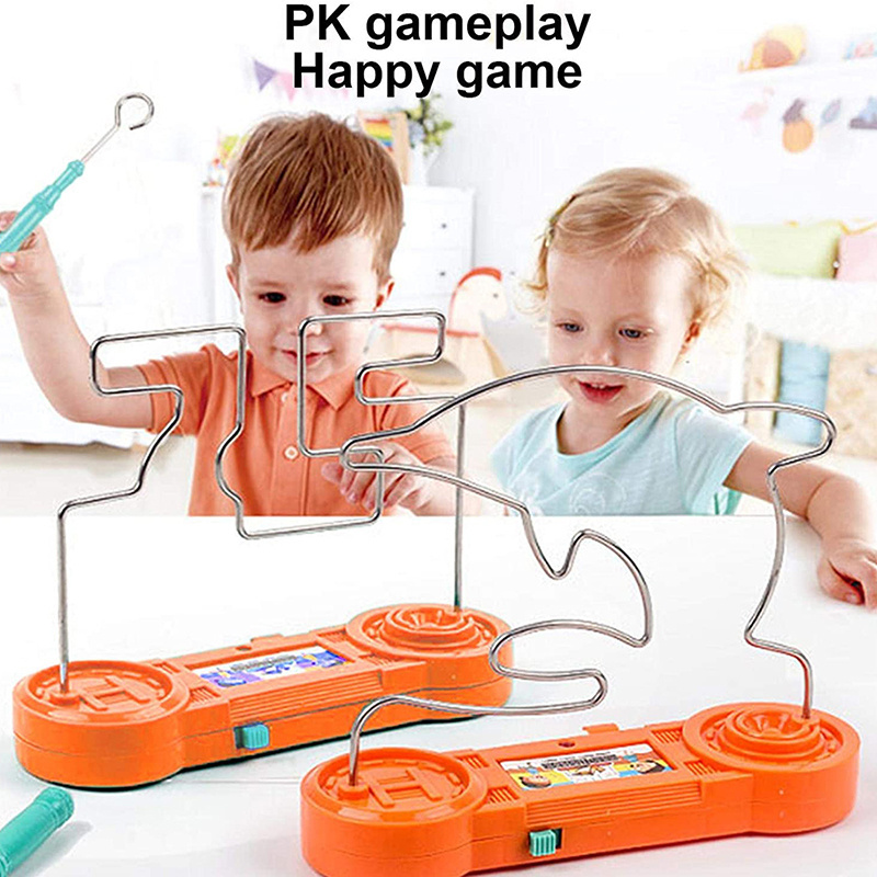 Kids Collision Electric Shock Toy Education Electric Touch Maze Game Party Funny Game Science Experiment Toys for Children Gift