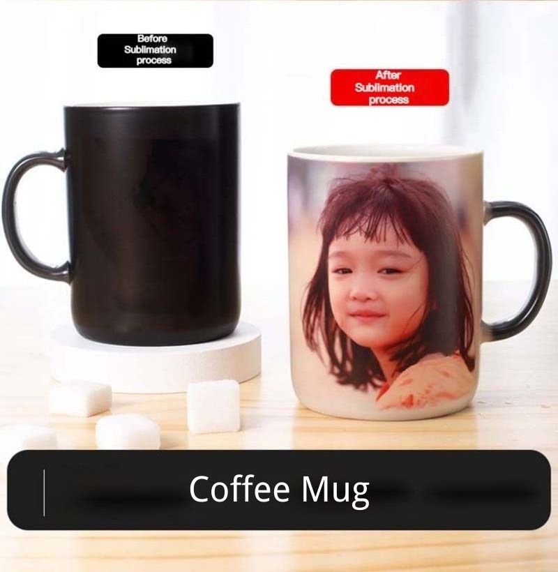 Promotional Heat Sensitive Magic Coffee Mug for Fathers Day Gift Ceramic Magic Mugs