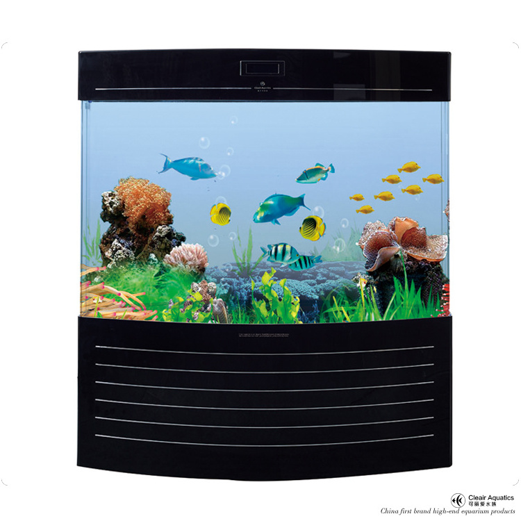 Cleair Aquatics Double Arc Shape Acrylic Fish Tank Aquarium Top Filter with LED Lighting